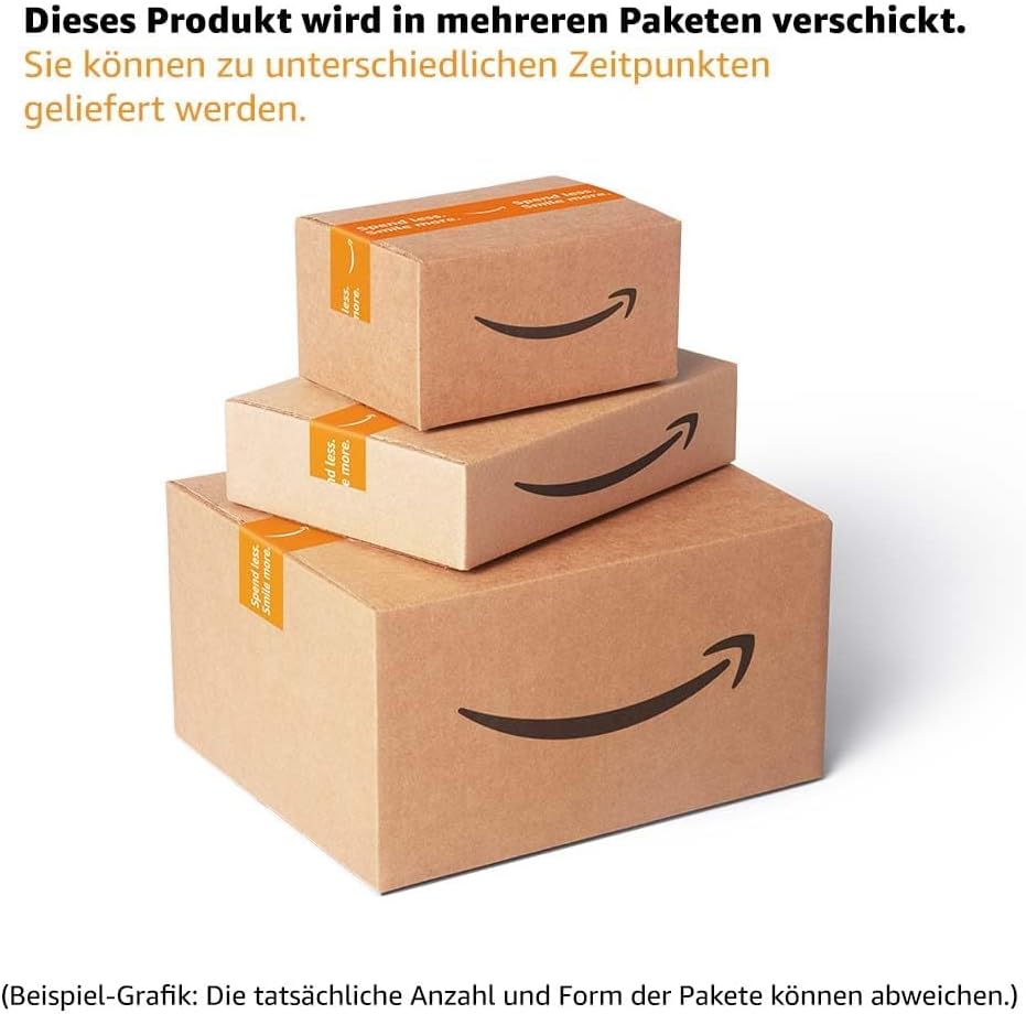 Stella Trading BASE Zeitloser Kleiderschrank in drei verschiedenen Größen - Vielseitiger Drehtürenschrank in Weiß - 160 x 177 x 52 cm (B/H/T)