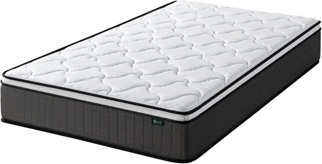 Zinus Tight Top Taschenfederkernmatratze 90x200cm - Mittlerer Härtegrad - Recycelter Polsterung & Hochdichtem Komfortschaum - Höhe 25 cm - Oeko-TEX Zertifiziert