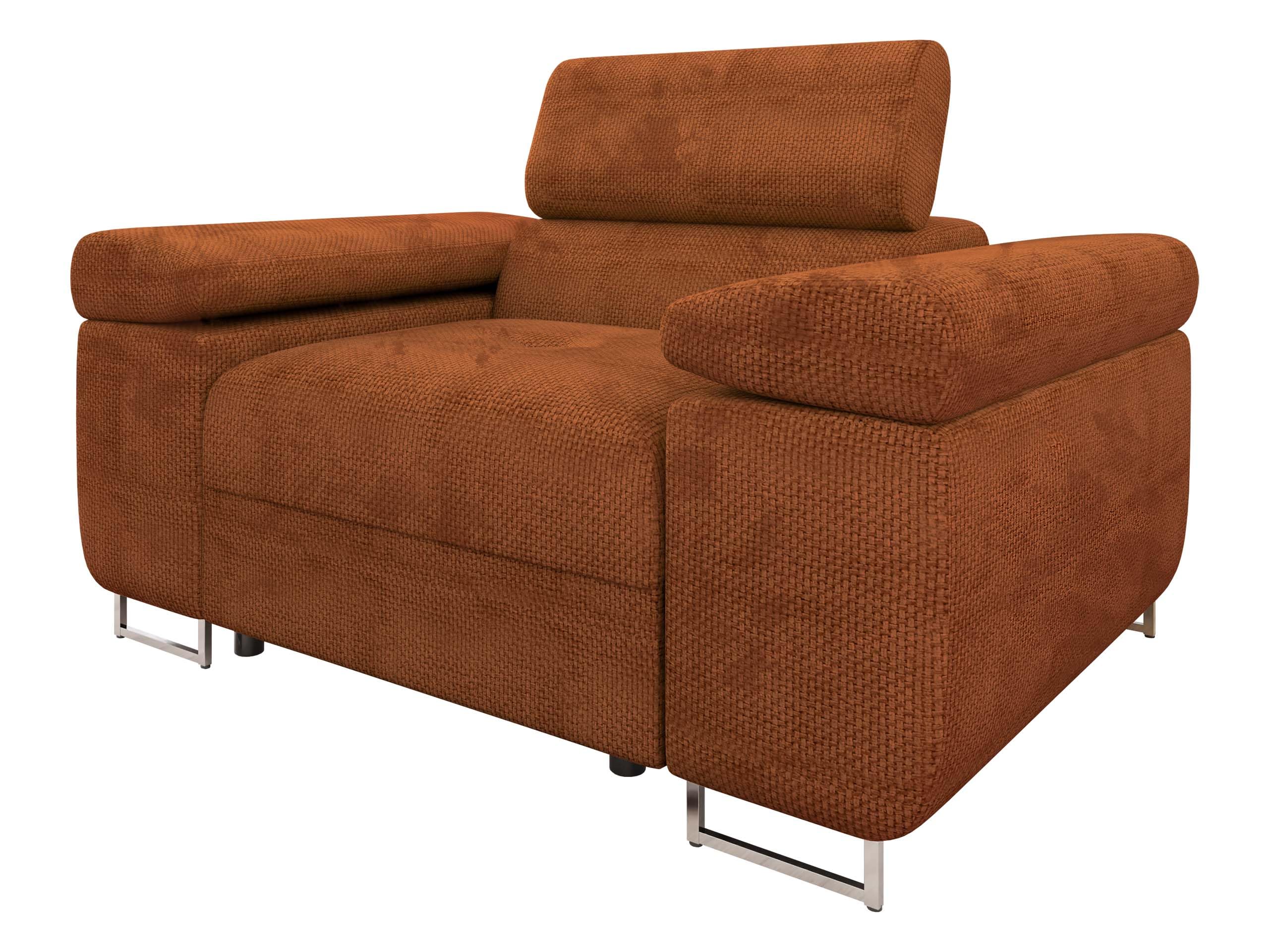 Mirjan24 Sofa Torezio I mit Einstellbare Kopfstützen, Einzelsofa, Polstersofa, Füße aus Metall Chrom, Sofagarnitur, Wohnlandschaft, Couchgarnitur (Manila 18)